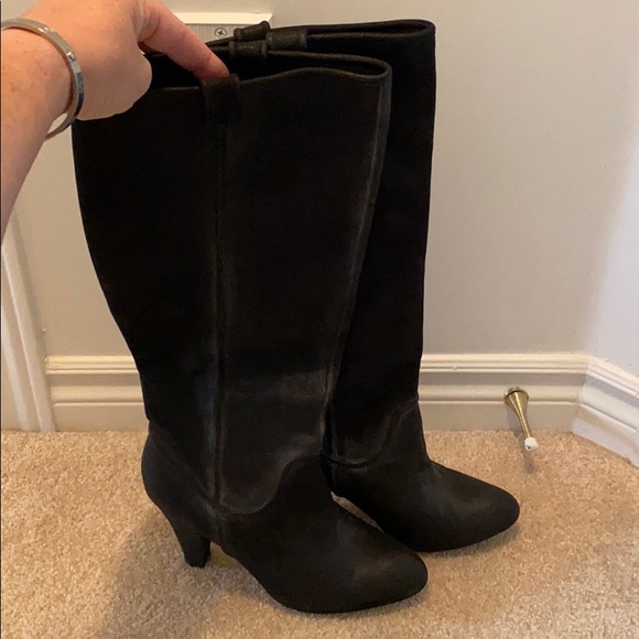 Joie Black Leather Boots - Picture 1 of 12